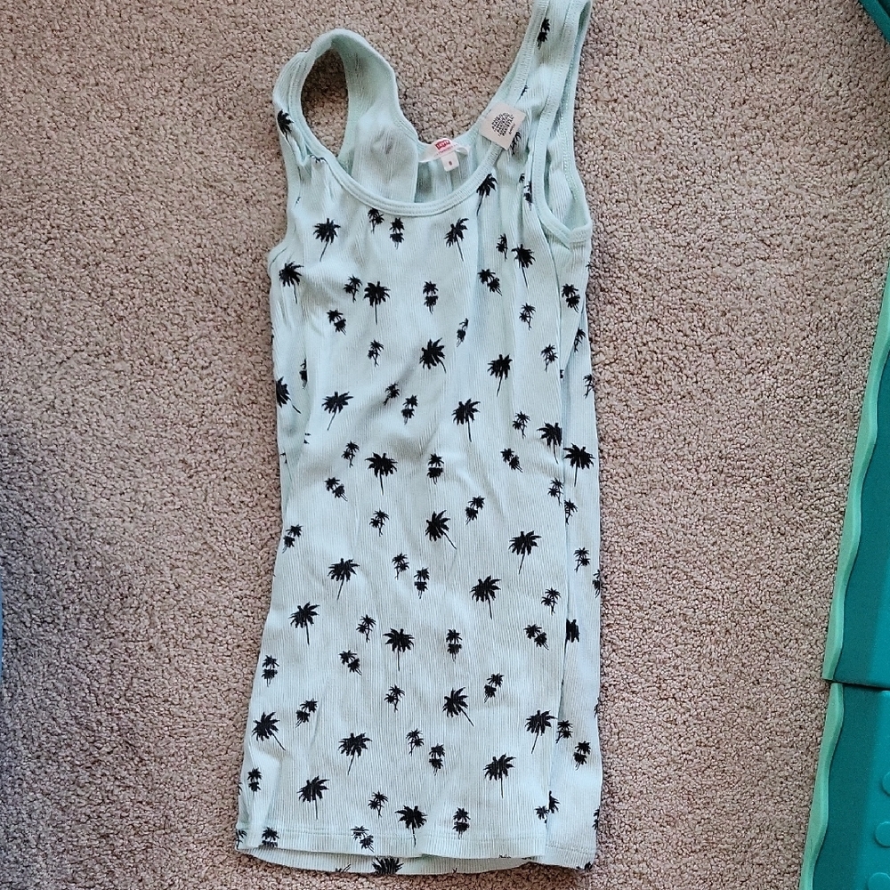 Palm Tree Print Tank Top